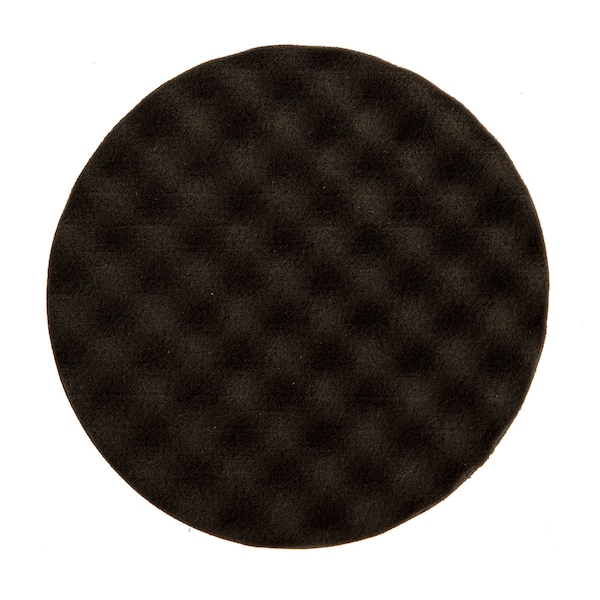 Foam Polishing Pad 6X1 Black Waffle, PK2